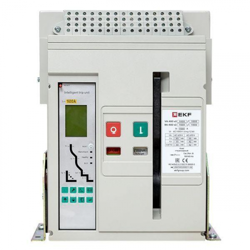 Выключатель автоматический 3п 1600/630А 65кА ВА-450 стац. v2 EKF mccb450-1600-630-v2 фото 2 Выключатель автоматический 3п 1600/630А 65кА ВА-450 стац. v2 EKF mccb450-1600-630-v2 фото 2