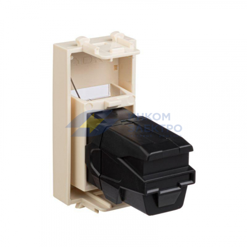 Розетка HDMI 1мод. Avanti &amp;amp;quot;Ванильная дымка&amp;amp;quot; модульная тип А-А DKC 4405251 фото 4