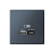 Розетка USB ArtGallery тип A+C 45Вт QC PD высокоскор. ЗУ механизм грифель SE GAL000729