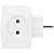 Разветвитель 4-м SP-4-3USBAC-W + 3 USB A+C со шторками 10А бел. Эра Б0069083