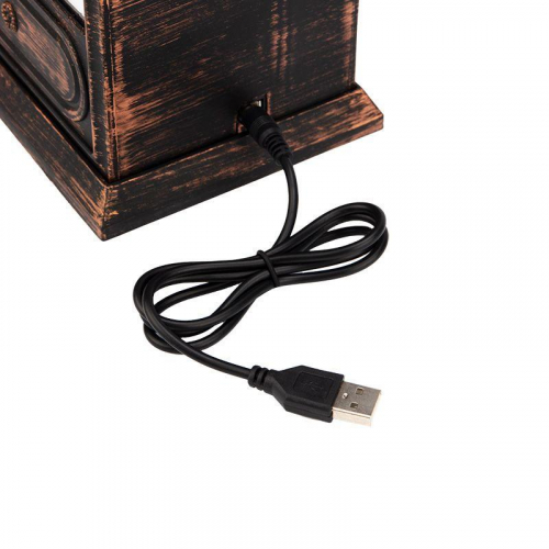 Камин светодиодный "Старинные часы" 14.7х11.7х25см эффект живого огня USB и элементы питания 2хC (не в компл.) бронз. Neon-Night 511-021 фото 13 Камин светодиодный "Старинные часы" 14.7х11.7х25см эффект живого огня USB и элементы питания 2хC (не в компл.) бронз. Neon-Night 511-021 фото 13