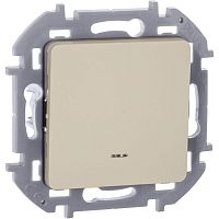 Выключатель 1-кл. Inspiria 10А IP20 250В 10AX с подсветкой/индикацией механизм сл. кость IEK 673611
