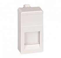 Адаптер на 1 RJ45(12) коннектор узкий шторка Simon27 сл. кость 27087-31