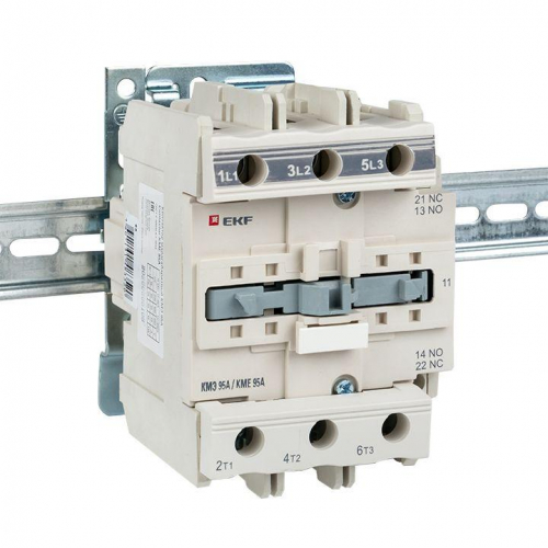 Контактор КМЭ 95А кат. 380В AC 1НО+1НЗ EKF ctr-s-95-380 фото 6