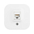 Розетка компьютерная 1-м ОП Quteo RJ45 кат.5E UTP бел. IEK 782224