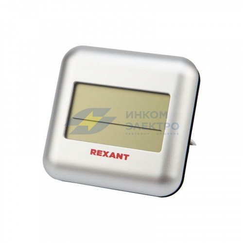 Термометр электронный S3341BF с часами и беспроводным выносным датчиком Rexant 70-0596