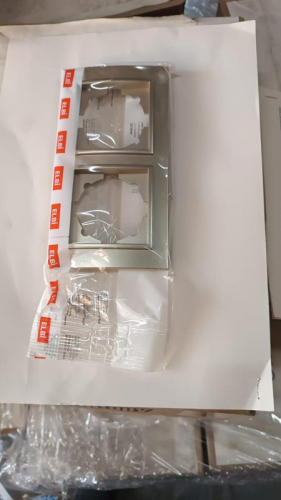 Рамка 2-м Zena титаниум ABB 500-011400-226 Рамка 2-м Zena титаниум ABB 500-011400-226