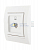 Розетка компьютерная СП Deriy RJ45 бел. LEZARD 702-0202-139