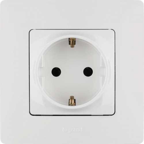 Розетка 1-м СП Etika 16А IP20 250В 2P+E с заземл. немецк. стандарт винтов. клеммы механизм бел. IEK 672221 фото 3 Розетка 1-м СП Etika 16А IP20 250В 2P+E с заземл. немецк. стандарт винтов. клеммы механизм бел. IEK 672221 фото 3