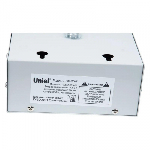 Стабилизатор напряжения U-DTRS-1500W 1ф 1.5кВА релейный ультратонкий настен. Uniel UL-00010578 фото 3 Стабилизатор напряжения U-DTRS-1500W 1ф 1.5кВА релейный ультратонкий настен. Uniel UL-00010578 фото 3