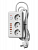 Удлинитель с сетевым фильтром 3х5м 10А 4USB + 2USBC 2500Вт ПВС 3х1 прямоуг. бел. КОСМОС FKsmPR-5m-3g(W)USB