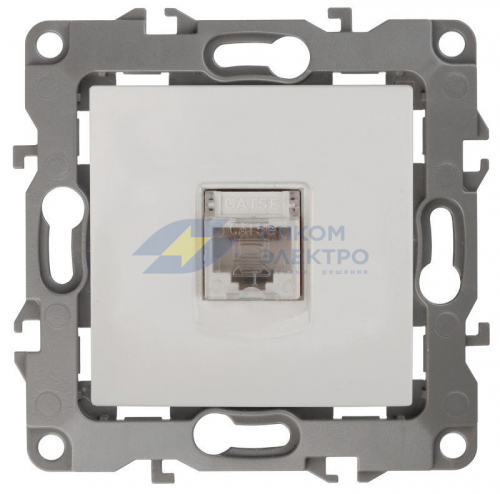 Розетка компьютерная Эра12 12-3107-01 RJ45 бел. Эра Б0014723