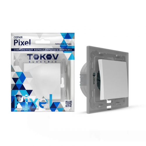 Переключатель 1-кл. СП Pixel IP44 механизм бел. TOKOV ELECTRIC TKE-PX-P1-C01-IP44 Переключатель 1-кл. СП Pixel IP44 механизм бел. TOKOV ELECTRIC TKE-PX-P1-C01-IP44