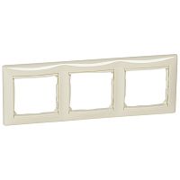 Рамка 3-м СП Valena IP20 горизонт. сл. кость (DIY-упак.) IEK 695633