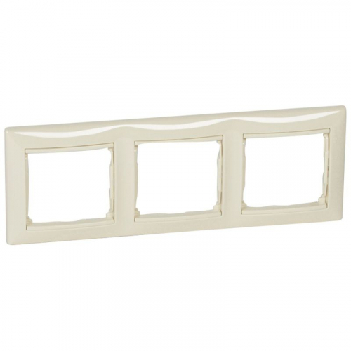 Рамка 3-м СП Valena IP20 горизонт. сл. кость (DIY-упак.) IEK 695633