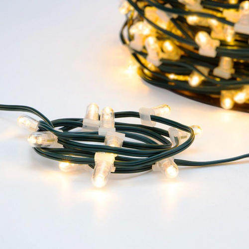 Гирлянда светодиодная "LED ClipLight" 1.5м 665LED тепл. бел. 80Вт 12В IP65 трансф. в компл. провод ПВХ темн. зел. (уп.100м) Neon-Night 325-126 фото 2 Гирлянда светодиодная "LED ClipLight" 1.5м 665LED тепл. бел. 80Вт 12В IP65 трансф. в компл. провод ПВХ темн. зел. (уп.100м) Neon-Night 325-126 фото 2