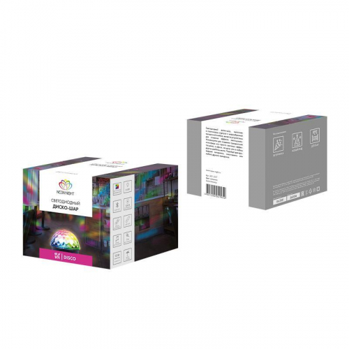 Лампа светодиодная "Диско-шар" 6Вт 6LED RGB 230В IP20 с пультом ДУ и Bluetooth Neon-Night 601-257 фото 8 Лампа светодиодная "Диско-шар" 6Вт 6LED RGB 230В IP20 с пультом ДУ и Bluetooth Neon-Night 601-257 фото 8
