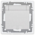 Розетка 1-м СП Accent 6-209-01 16А IP44 250В 2P+E Schuko с крышкой защ. штор. AL/CU бел. Intro Б0063553
