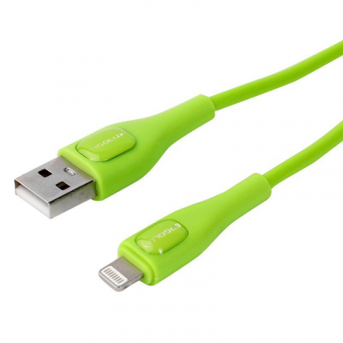 Кабель USB-Lightning ELX-CDC03-C05 3А 1.2м зарядка+передача данных коробка зел. Ergolux 15303 фото 5 Кабель USB-Lightning ELX-CDC03-C05 3А 1.2м зарядка+передача данных коробка зел. Ergolux 15303 фото 5