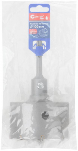 Коронка по бетону ПРОФИ/Profi SDS Plus 100мм Cutop 43-881 фото 7 Коронка по бетону ПРОФИ/Profi SDS Plus 100мм Cutop 43-881 фото 7