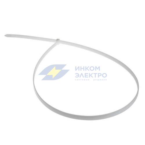 Хомут кабельный 7.6х600 нейл. бел. (уп.100шт) Rexant 07-0600-9