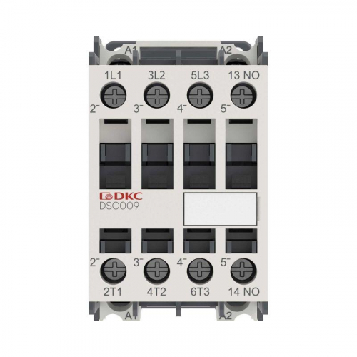 Контактор магнитный YON DSC009 9A 4кВт AC3 3P кат.24В DC 1НО YON DSC009-3C10D024 фото 2
