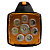 Фонарь аккумуляторный LED38100 76LED+4COB 4 реж. Type-C PowerBank пластик коробка черн./охра Ultraflash 15950