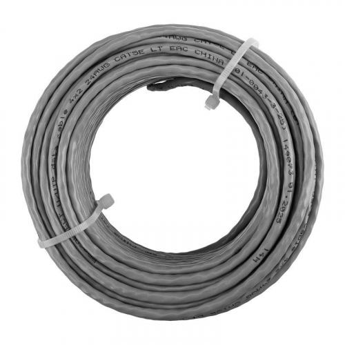 Кабель витая пара U/UTP кат.5E 4х2х24AWG медь сер. (уп.25м) PROCONNECT 01-0043-3-25 фото 3