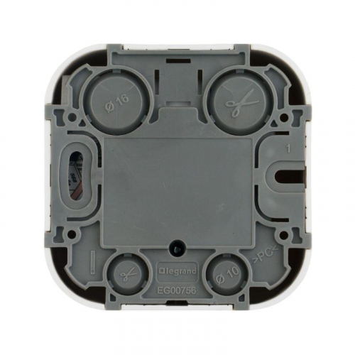 Розетка компьютерная 1-м ОП Quteo RJ45 кат.5E UTP бел. IEK 782224 фото 3