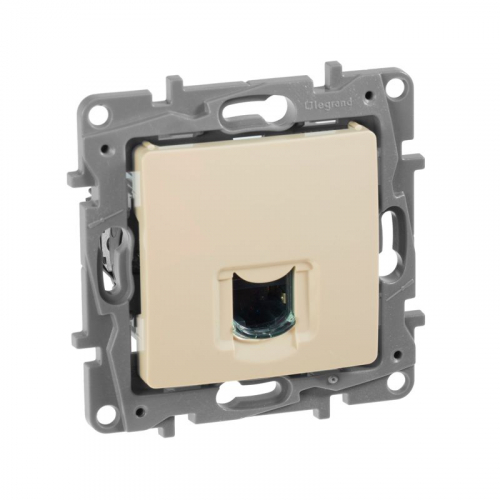 Розетка компьютерная СП Etika RJ45 кат.6 UTP сл. кость IEK 672353