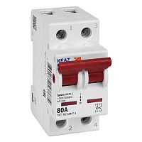 Выключатель нагрузки модульный 2п 80А OptiDin BM63PL-280-УХЛ3 (ВМ63PL) КЭАЗ 328165