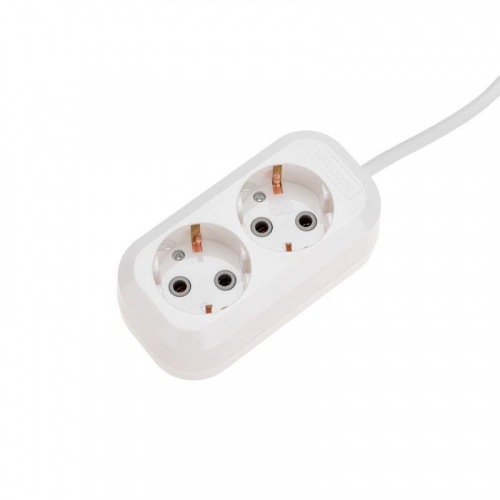 Удлинитель 2х3м с заземл. 3х0.75 бел. PROCONNECT 13-4203 фото 5