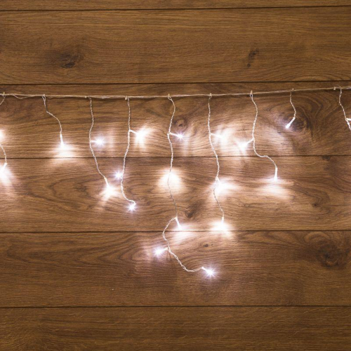 Гирлянда светодиодная "Айсикл" (бахрома) 1.8х0.5м 48LED бел. 4.1Вт 230В IP20 провод прозр. Neon-Night 255-015 Гирлянда светодиодная "Айсикл" (бахрома) 1.8х0.5м 48LED бел. 4.1Вт 230В IP20 провод прозр. Neon-Night 255-015