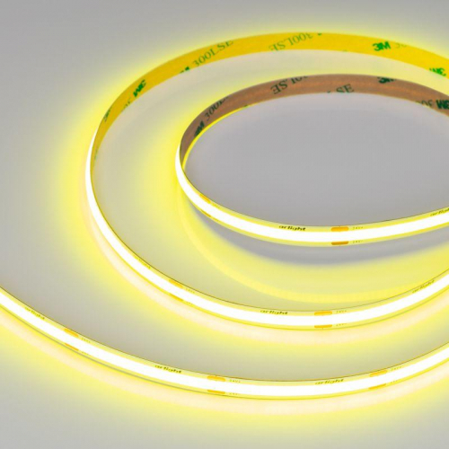 Лента светодиодная COB-X480-8mm 24V Yellow Volt 8Вт/м IP20 (уп.5м) Arlight 047737 Лента светодиодная COB-X480-8mm 24V Yellow Volt 8Вт/м IP20 (уп.5м) Arlight 047737