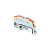 Клемма монтажная СМК PTC-1P 4211 DIN BL/4 450В 32А 0.08-2.5(4.0)кв.мм JazzWay 5073647