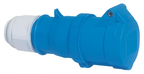 Розетка кабельная 16А 3п 2P+PE 6ч 230В IP44 Quick-Connect Bals 3126