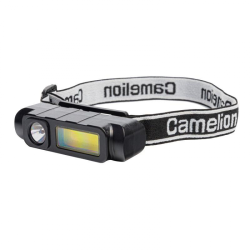 Фонарь налобный LED53414 аккум. 3.7В XPE+COB 3Вт 4 реж. Type-C бокс черн. Camelion 15766 фото 10