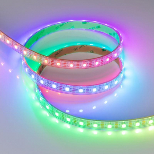 Лента светодиодная SPI-P-B60-12mm 5V RGB-PX1-BPT 12Вт/м IP66 5060 герметичная бегущий огонь (уп.5м) Arlight 041167 Лента светодиодная SPI-P-B60-12mm 5V RGB-PX1-BPT 12Вт/м IP66 5060 герметичная бегущий огонь (уп.5м) Arlight 041167