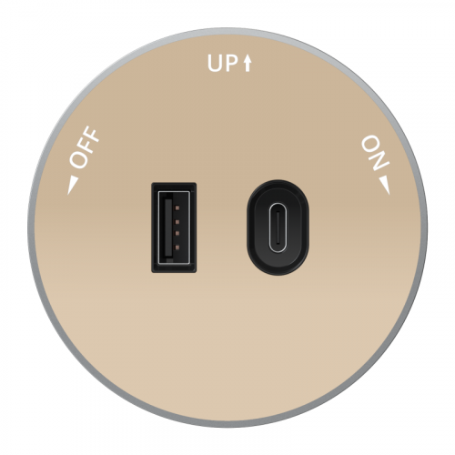 Розетка MultiTrack с 2-мя заряд. устройствами USB тип А+С 18Вт 5В/3А тип MTK03 песочн. SE MTK13003P Розетка MultiTrack с 2-мя заряд. устройствами USB тип А+С 18Вт 5В/3А тип MTK03 песочн. SE MTK13003P