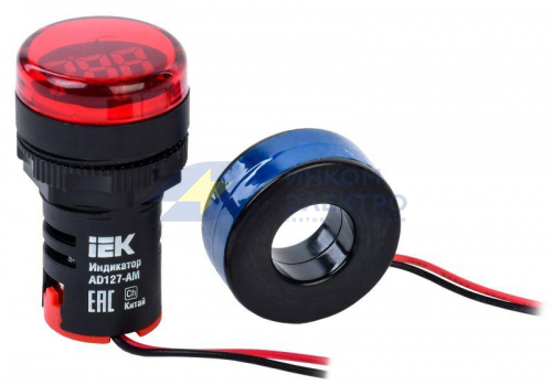 Индикатор значения тока AD127-AM IEK BBI40-AM Индикатор значения тока AD127-AM IEK BBI40-AM