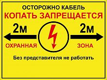 Табличка ПВХ односторонняя 210х280х5мм Протэкт УП-00006260