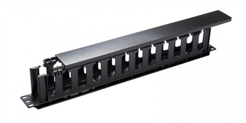 Органайзер кабельный 19дюйм 1U с крышкой TOKOV ELECTRIC TKE-CM-1U-PC фото 3