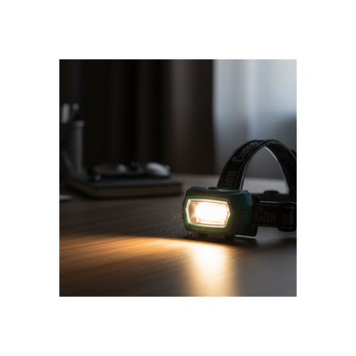 Фонарь налобный LED53410 аккум. 3.7В COB 3Вт 3 реж. 3 x AAA Type-C бокс зел. Camelion 15761 фото 2