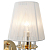 Бра Lilith 1039-401 настенный 1хE14 40Вт хрусталь Rivoli Б0054949
