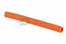 Труба гофрированная 20мм ПП с зондом тяжелая оранж. (уп.100м) Ruvinil 42011
