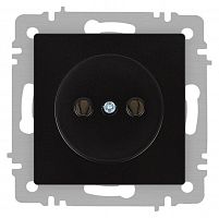 Розетка 1-м СП Accent 6-201-05 16А IP20 250В 2P антрацит Intro Б0063665