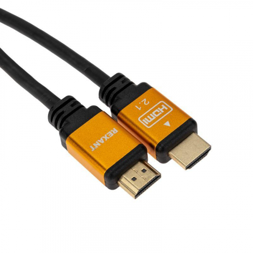 Кабель HDMI - HDMI 2.1 1.5м Gold Rexant 17-6003 фото 3