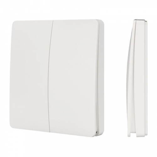 Панель кнопочная KINETIC-801-22-2G-WP-SUF White No battery 433Mhz IP67 пластик INTELLIGENT ARLIGHT 043317
