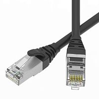 Патч-корд экранированный SLIM CAT6 U/FTP 4х2 28 AWG LSZH 5м черн. DKC RN6UF4550BK-28