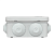 Коробка уравнивания потенциалов КУП-030-031 85х85х40 IP55 с крышкой наружн. для прямого монтажа 8 мембр. вводов сер. EKF plc-kmr-030-031-g